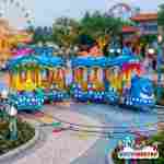 Аттракцион рельсовый для детей «В гости к русалке», 4 кабинки, 8 мест