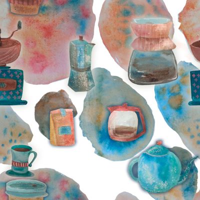 Посуда и кофе