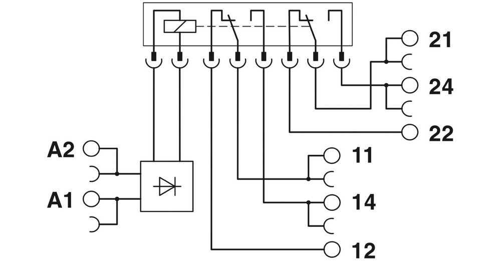 2910506 - PLC-RSC-230UC/21-21/MS - Релейный модуль