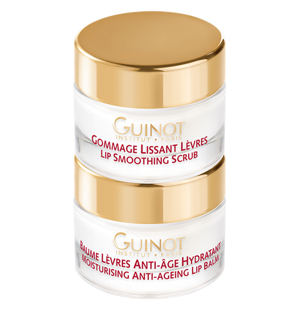 Guinot Гоммаж и бальзам для губ Lip Perfect Scrub + Balm 2*7 мл