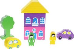 Конструктор "Цветной Городок"  фиолетовый