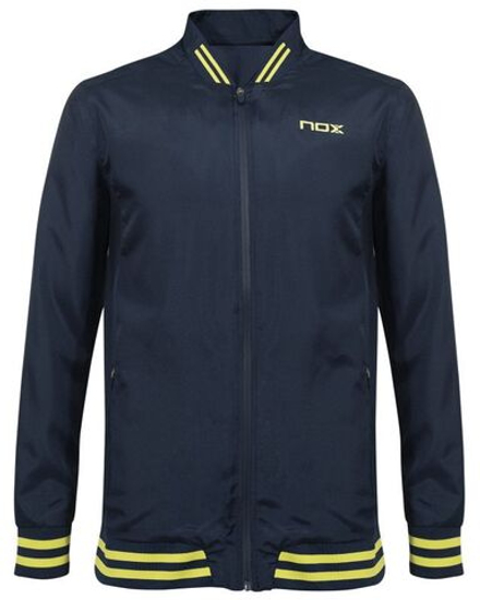 Куртка теннисная NOX Cortavientos Hombre Pro M - azul/lima