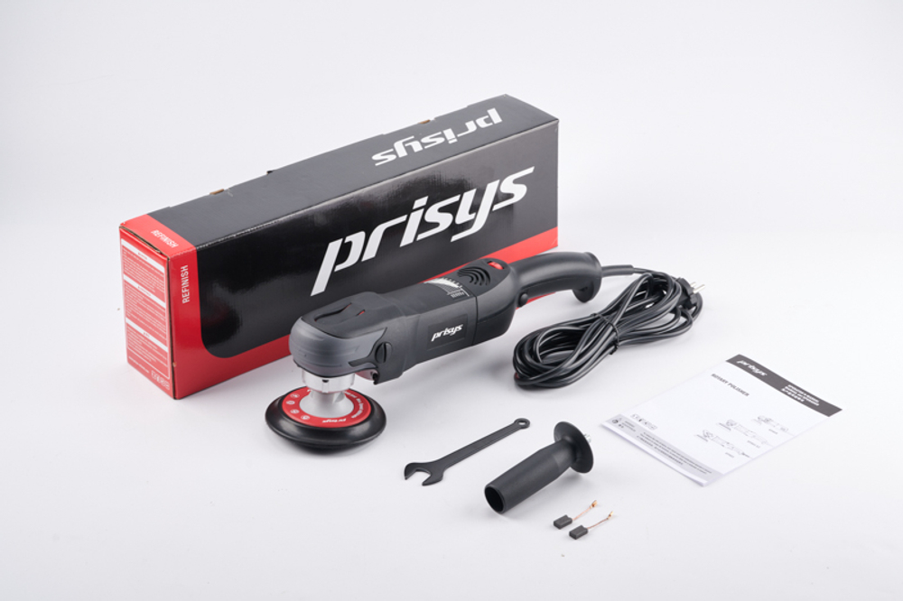 Prisys EP801 G2 - Роторная полировальная машинка [1200W; 5"(M14); 700-2500/min; 2.2kg]