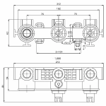 Душевая система Black&White Gravity GH9025NC хром глянцевый