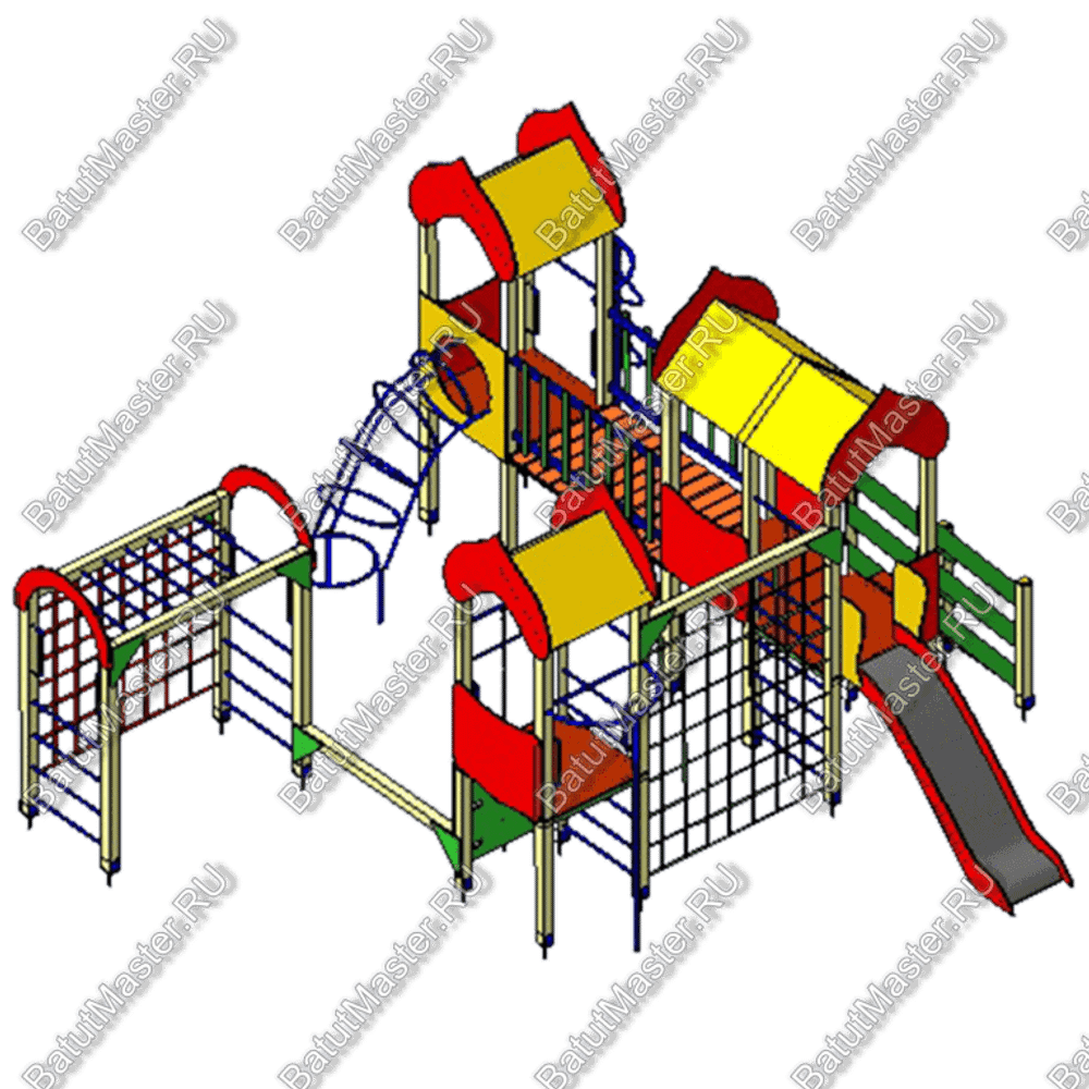 Модульный игровой комплекс «Весёлый маршрут»