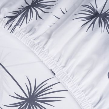 Простыня на резинке  Fiori 2,  120x200х30 , ранфорс  DOMTEKC