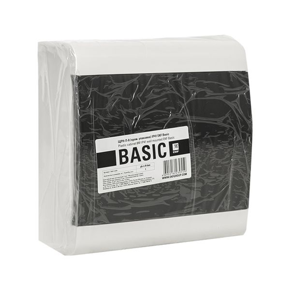Щит распределителный ЩРН-П-8 (пром. упаковка) IP41 Basic (30.00 шт.)