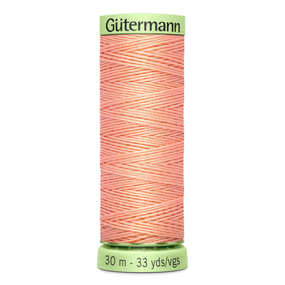Нить Top Stitch 30/30 м для декоративной отстрочки, Gutermann, 586 спелый персик