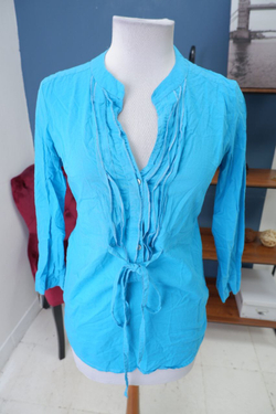 Блузка LTB бирюзовая 42 размер