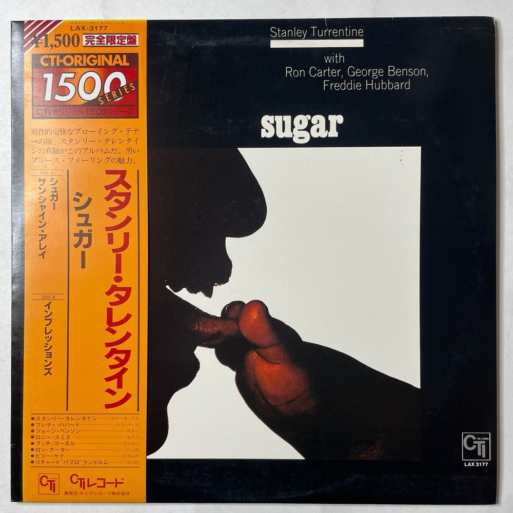 Винтажная виниловая пластинка LP Stanley Turrentine Sugar (Japan 1978) (Obi)