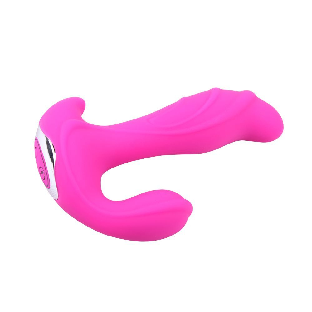 Розовый вибратор Rocker G Stimulators - 15,1 см. (Цвет: розовый)