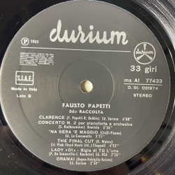 Винтажная виниловая пластинка LP Фаусто Папетти Fausto Papetti 36 Raccolta (Italy 1983)