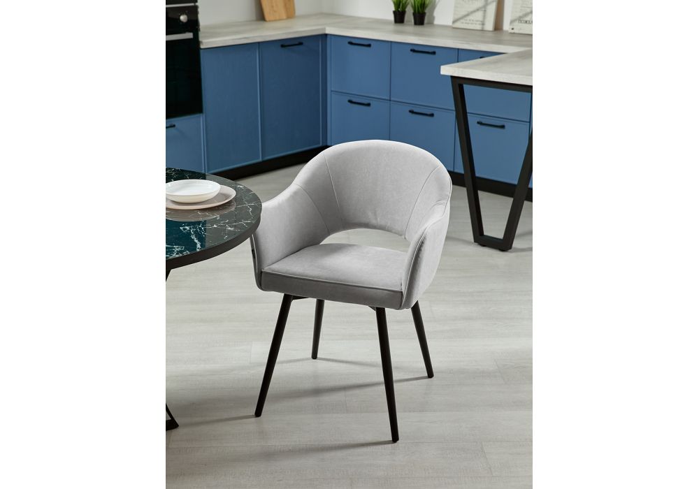 Стул на металлокаркасе Ойстер MR-28 / черный