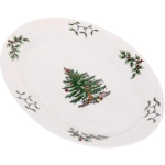 Блюдо керамическое «Ёлочка» 31,8*22*2,8см
