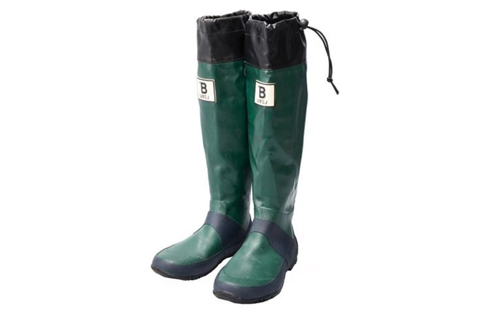 WBSJ Waterproof Rain Boots Unisex Dark Green
