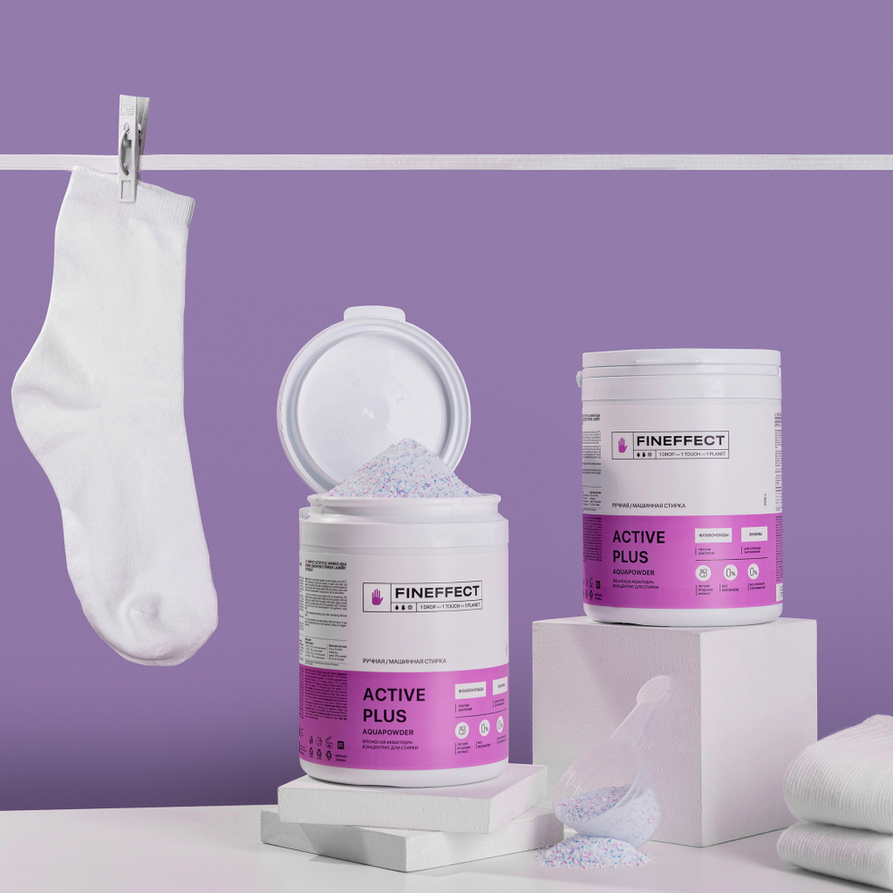 Fineffect Японская аквапудра-концентрат для стирки белья 700гр