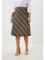 Юбка в клетку plus size