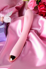 Вибромассажер Eromantica Kristen розовый 22,5 см