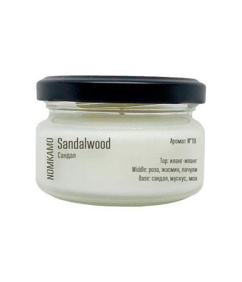 №19 Сандал, ароматическая свеча Library, Nomkamo