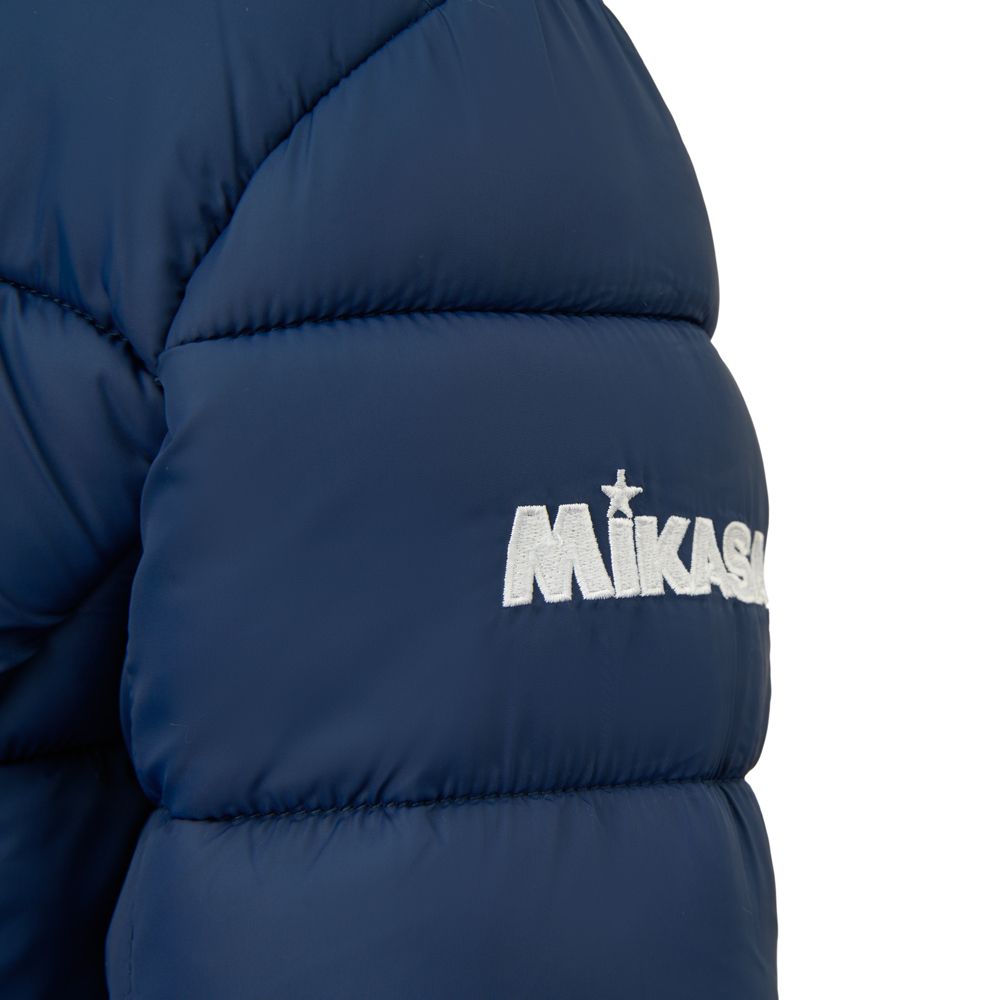 СЦ*Куртка утепленная с капюшоном жен. MIKASA MT913-036-XS, р.XS, полиэстер, нейлон, синий