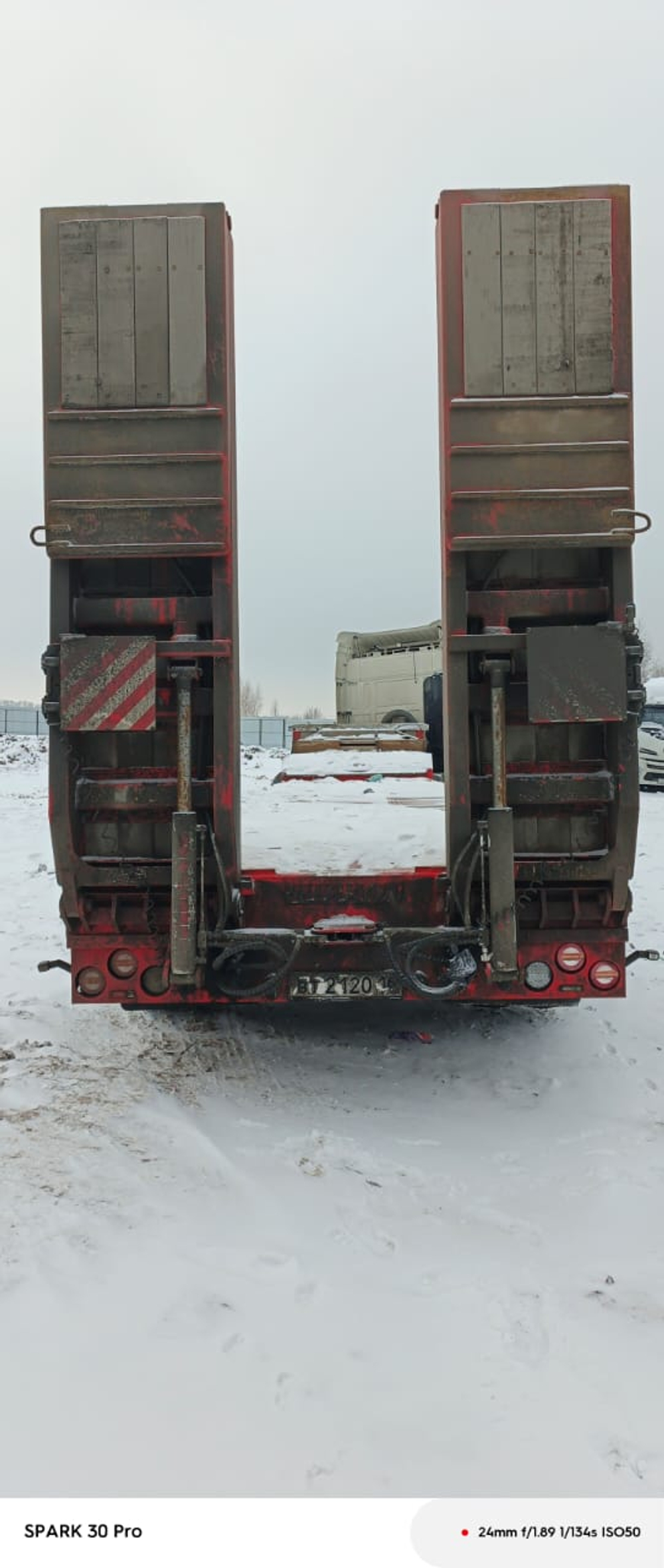 TIRKON TREYLER LWB5A Полуприцеп тяжеловоз 5 осей LWB5A (Раздвижной)
