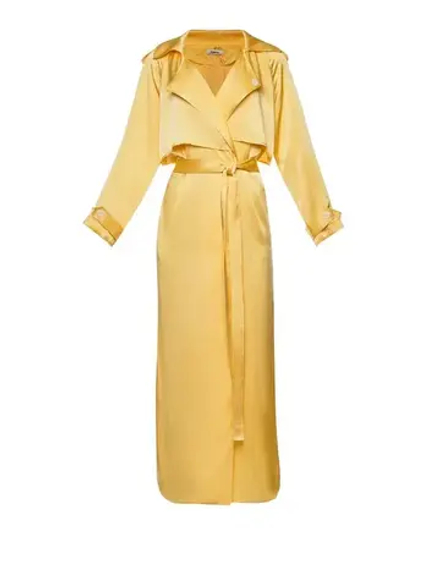 Шелковый тренч