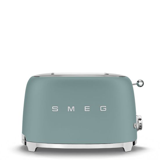 Тостер Smeg TSF01EGMEU , изумрудно - зеленый матовый