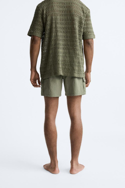 ZARA ПЛАВКИ КАРГО, ПЫЛЬНЫЙ ХАКИ