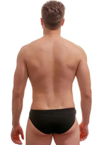 Мужские трусы-слипы с контрастной полоской (Размер: L) (Цвет: красный)