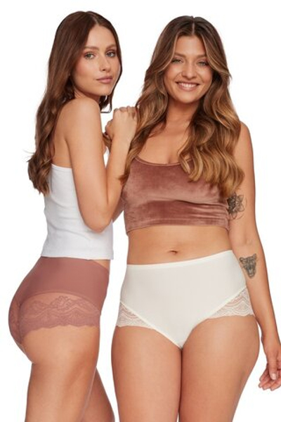 40301 PANSY Трусы высокие 2 шт. в упаковке ESOTIQ