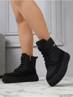 Дутики зимние на платформе