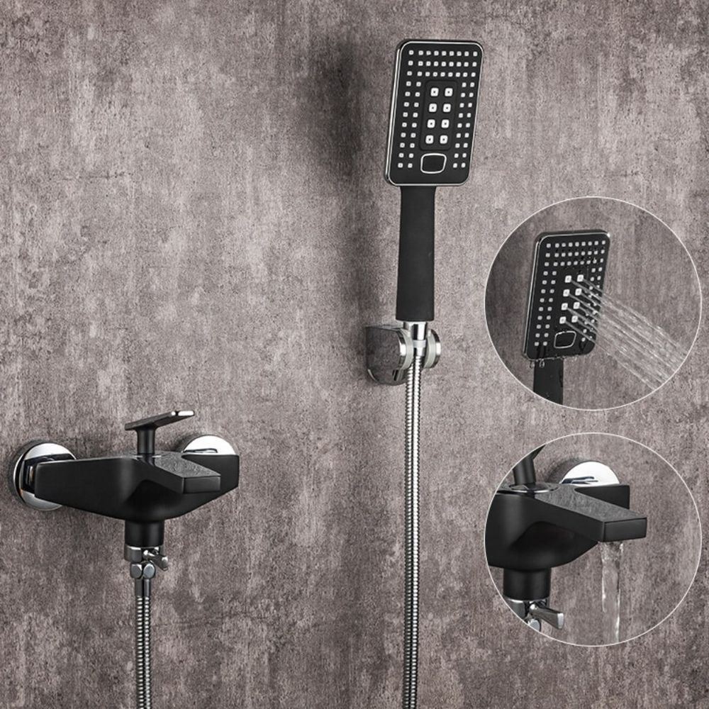 Смеситель для ванны, Frap, корот изл, с картриджем, чер, F3257