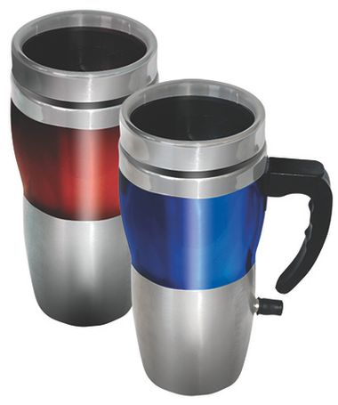 ZE300 Кружка металлическая с подогревом, 12В