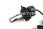 Светодиодные автолампы головного света E5/H4 с радиатором, 12V, 25W, 6000K