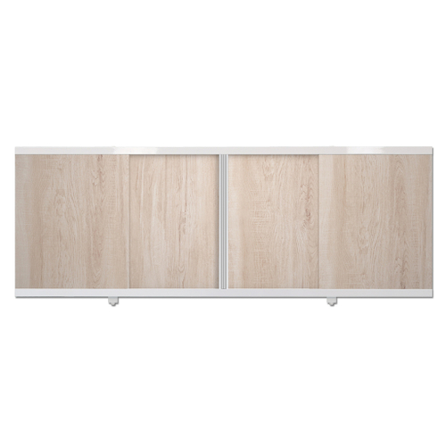 Экран для ванной купе 1,7 (беленый дуб)