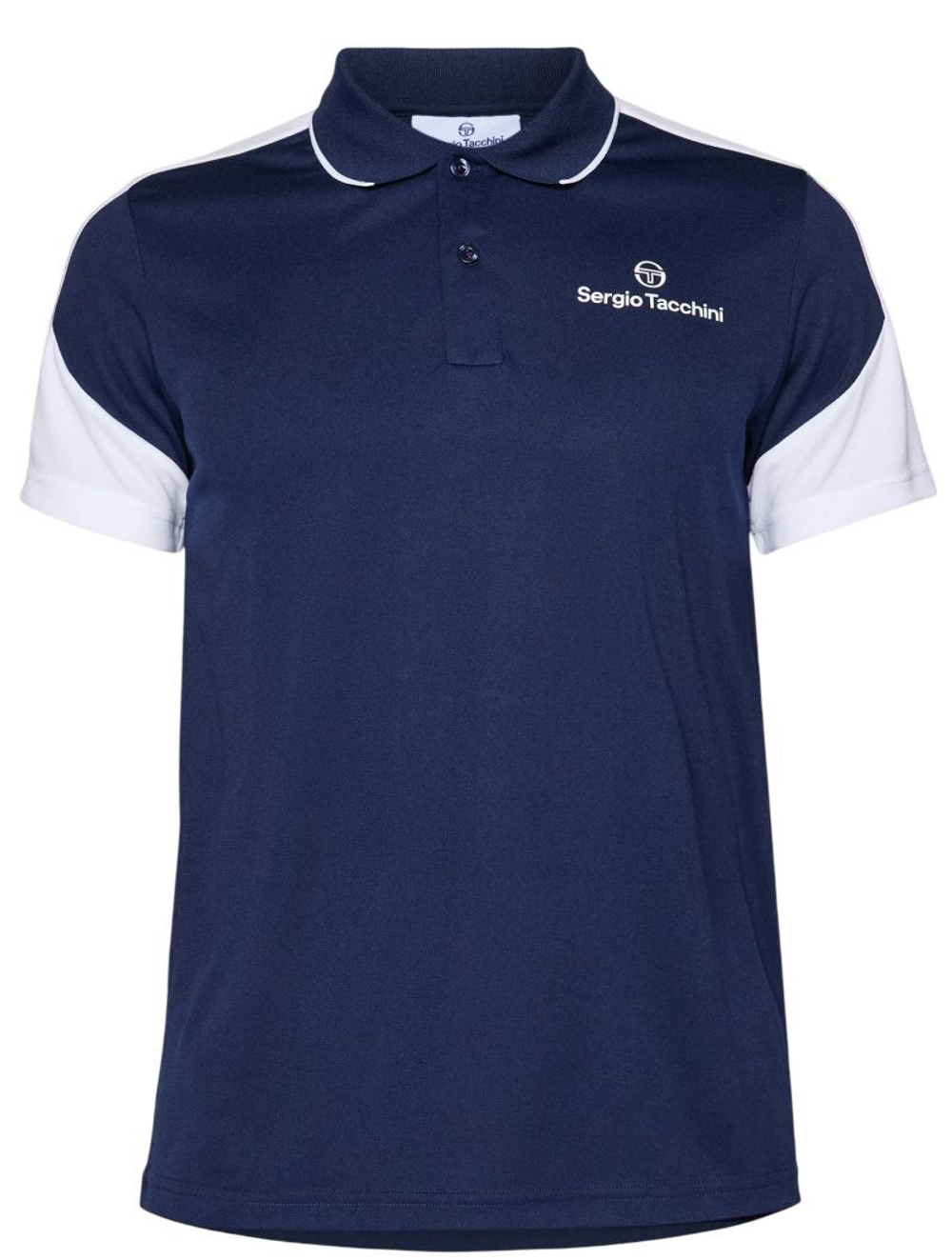 Теннисное поло Sergio Tacchini Giardino Shirt - navy/white