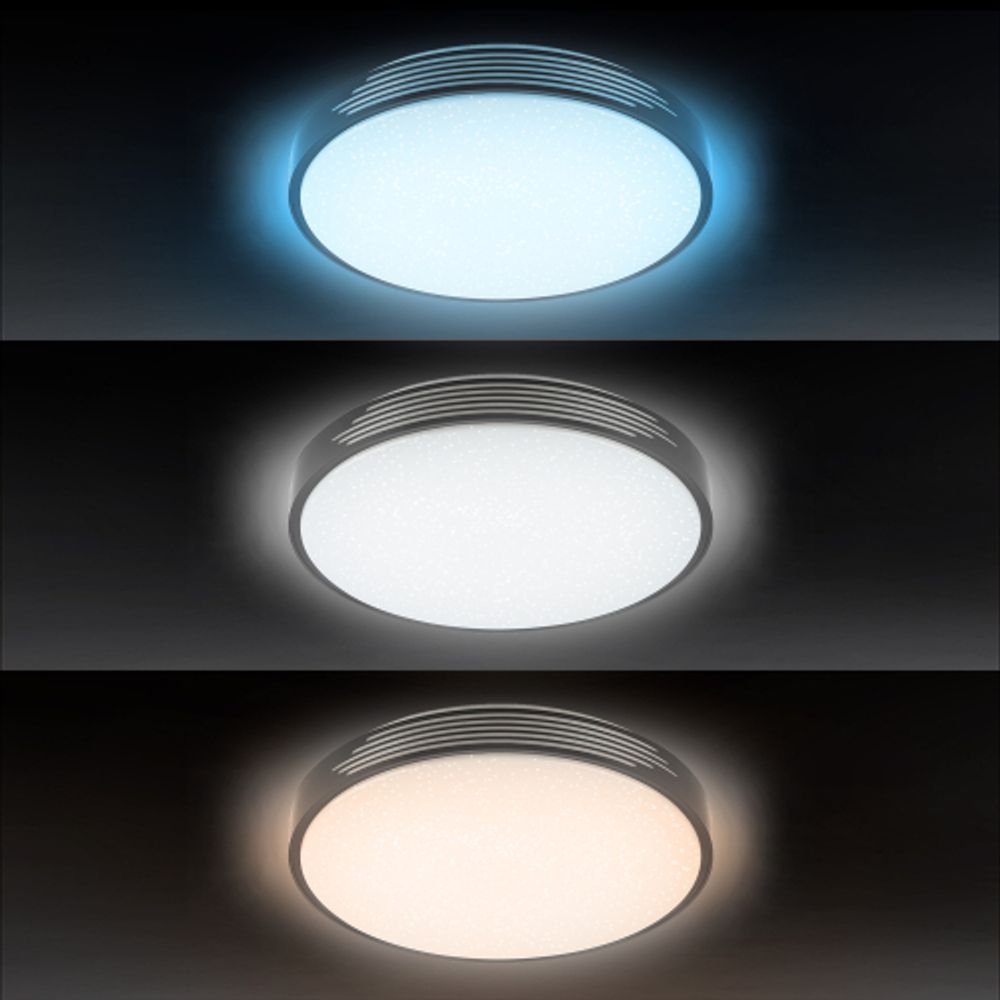 Светильник потолочный светодиодный ЭРА Классик с ДУ SPB-6-70-RC Liburn 70Вт 3400-5500К