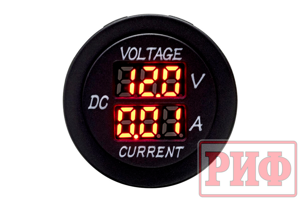 Вольтметр/амперметр 12В РИФ