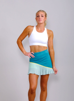 Юбка RS Court Slice Skirt - Mesh (Striking Teal) (252W603-002)