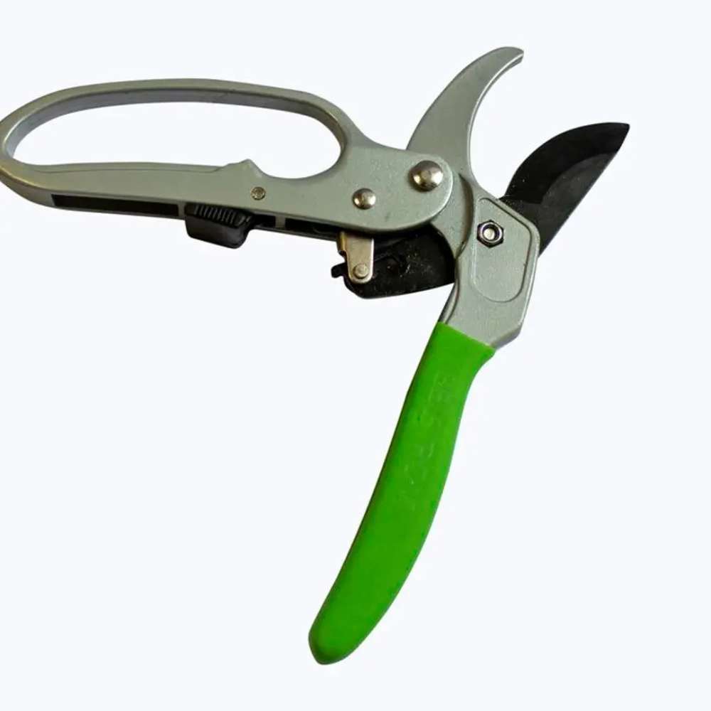 Секатор садовый усиленный с храповым механизмом (L-200мм) WMC TOOLS WMC-TG1301014