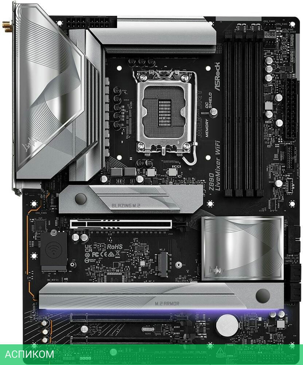 Материнская плата ASRock Z890 LiveMixer WiFi