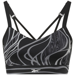 Теннисный бюстгальтер Reebok TS Lux Strappy Bra - Black