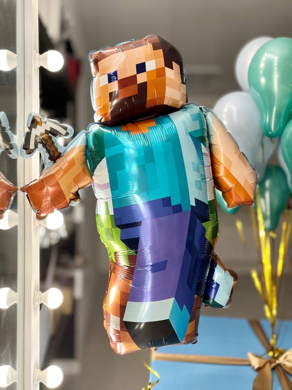 Воздушные шары Майнкрафт, пиксели №2918