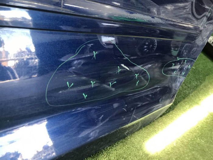 Накладка двери задняя левая VW Golf Plus (2005-2014)