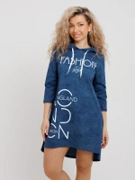 Туника удлиненная больших размеров домашняя теплая