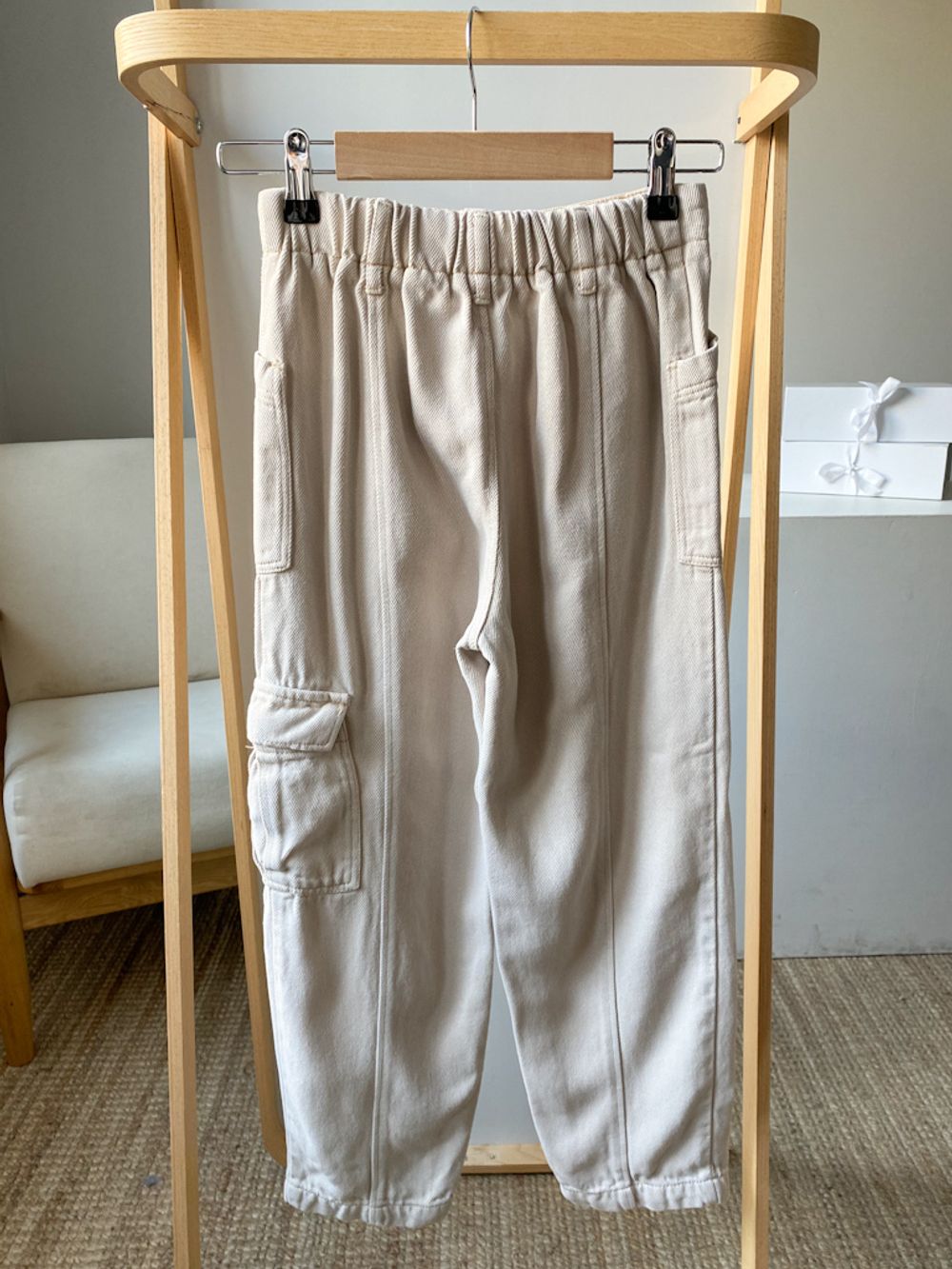 Хлопковые брюки Zara, 152