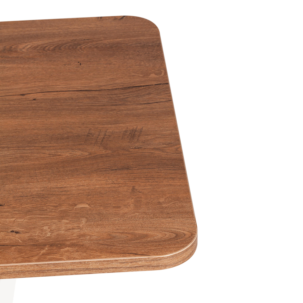 Стол обеденный TIBI нераздвижной ЛДСП, 68,6 х 110 х 75 см, Дуб Канзас/Пепел