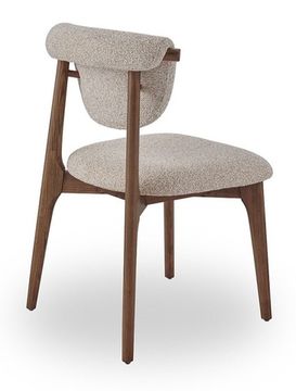 Стул TS-2/ бежевый/цвет орех /массив ясеня