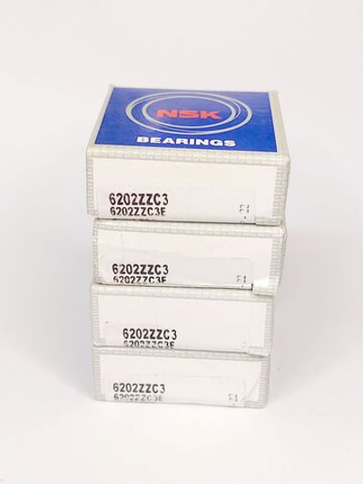 Подшипник NSK 6202ZZC3E 15х35х11 мм к-т 2 шт.