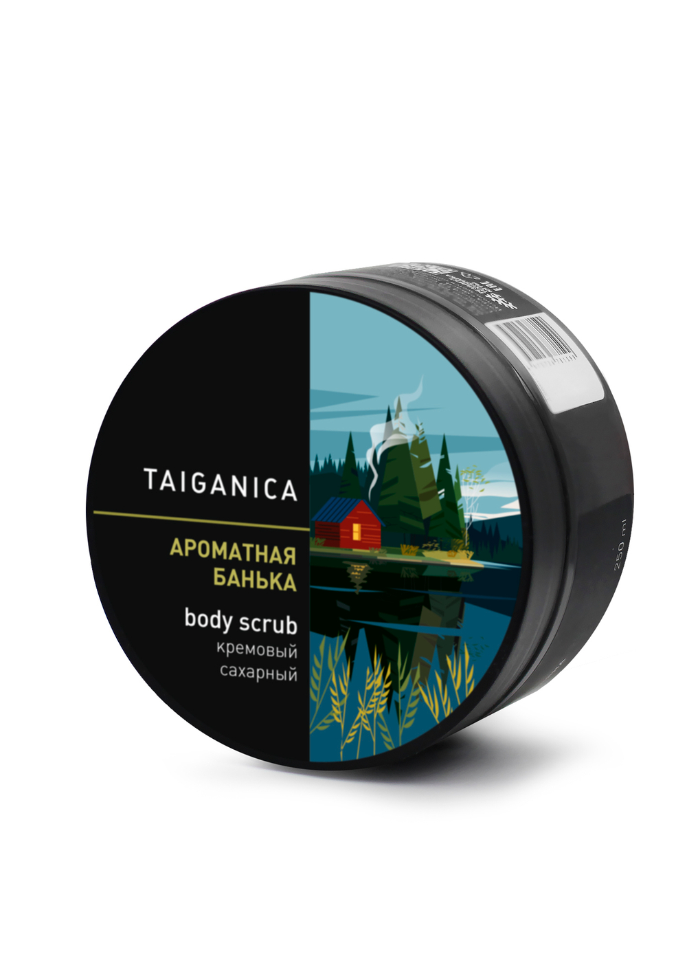 Скраб для тела "Ароматная банька" сахарный, ТМ TAIGANICA